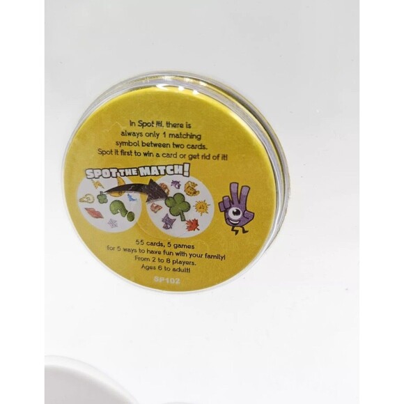 Brand New World's Smallest Spot It Game Miniature 1.5" Round Tin Gifting Kidcore - Picture 6 of 7